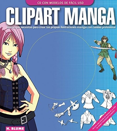 Portada de Scott-baron Clipart Manga Artes Técnicas Métodos Incluye Cd