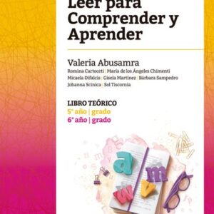 Portada de Valeria Abusamra Programa Leer para comprender y aprender Libro teórico 5 y 6 grado Ediciones Paidós