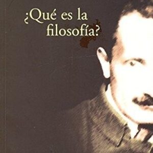 Portada de Martín Heidegger ¿Qué es la filosofía? Editorial Herder