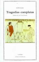 Portada de Sófocles Tragedias completas Editorial Cátedra Letras Universales