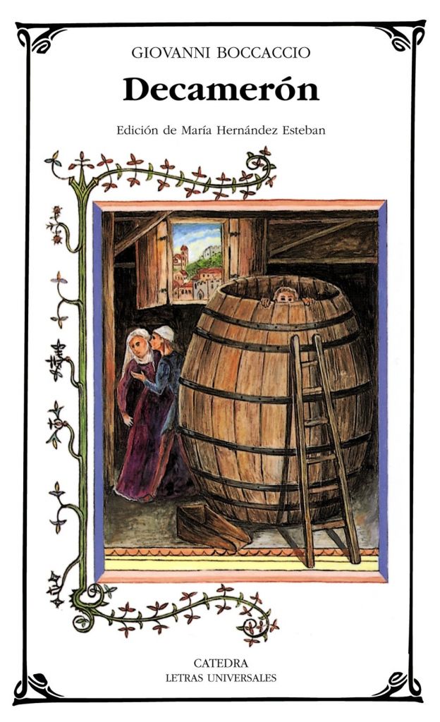 Portada de Giovanni Boccaccio Decamerón Editorial Cátedra