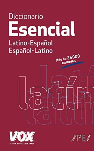 Portada de Diccionario esencial Latino- Español Español- latino Editorial Vox Spes