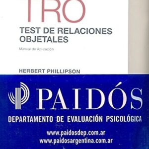 Portada de Phillipson H. Tro Test de relaciones objetales Editorial Paidós