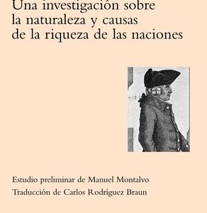 Portada de Adam Smith Una investigación sobre la naturaleza y causas de la riqueza de las naciones Editorial Tecnos