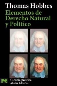 Portada de Thomas Hobbes Elementos de derecho natural y político Editorial Alianza