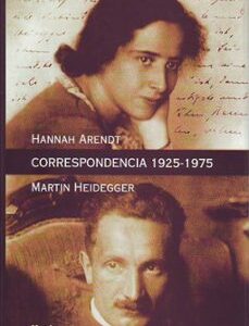 Portada de Hannah Arendt Martín Heidegger Correspondencia 1925-1975 Editorial Herder Tapa Dura