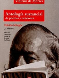 Portada de Vinicius de Moraes Antología sustancial de poemas Editorial Adriana Hidalgo