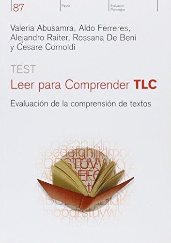 Portada de Test Leer Para Comprender Tlc Abusamra Ferreres Otros Paidós