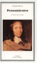 Portada de Blaise Pascal Pensamientos Editorial Cátedra Letras Universales