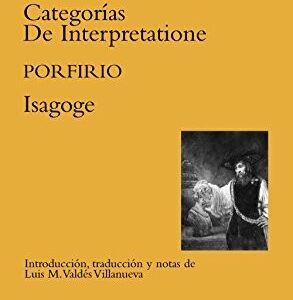 Portada de Aristóteles Categorías Porfirio Isagoge Editorial Tecnos
