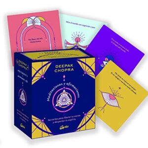 Portada de Deepak Chopra Meditaciones y afirmaciones Editorial Gaia