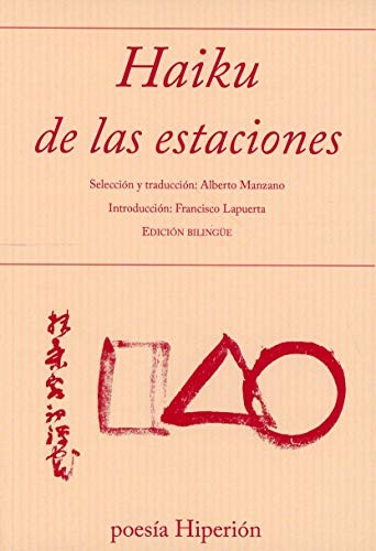 Portada de Haiku de las estaciones Edición bilingüe Poesía Editorial Hiperión