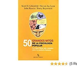 Portada de Varios autores 50 Grandes Mitos de la psicología popular Editorial Buridán