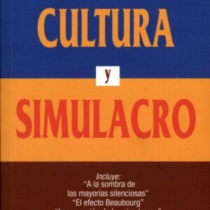 Portada de Jean Baudrillard Cultura y simulacro Editorial Kairós