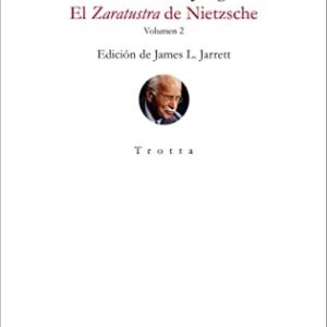 Portada de Carl Gustav Jung El Zaratustra de Nietzsche Volumen 2 Tapa dura Editorial Trotta