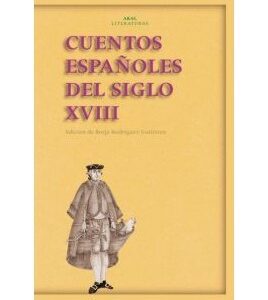 Portada de Borja Gutiérrez Cuentos Españoles Del Siglo Xviii Editorial Akal