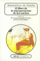 Portada de Artemidoro El libro de la interpretación de los sueños Editorial Akal