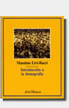 Portada de Massimo Livi Bacci Introducción a la demografía Editorial Ariel