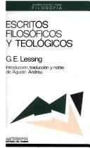 Portada de Gotthold Lessing Escritos filosóficos y teológicos Editorial Anthropos