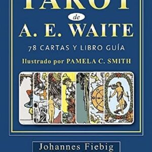 Portada de Tarot de A. E. Waite Ilustrado por Pamela Smith Cartas y guía Editorial Arkano Books