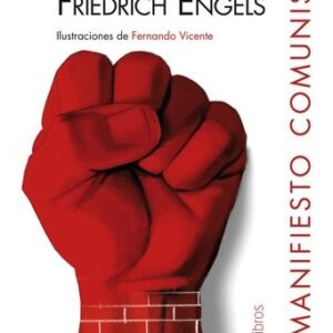 Portada de Karl Marx Friedrich Engels El manifiesto comunista Editorial Nórdica