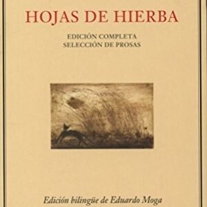 Portada de Walt Whitman Hojas de hierba Edición bilingüe Editorial Galaxia Gutenberg