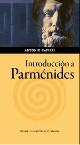 Portada de Antonio Capizzi Introducción a Parménides Editorial Prensas de la Universidad de Zaragoza