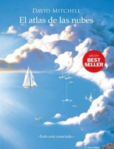 Portada de David Mitchell El atlas de las nubes Editorial Duomo Nefelibata