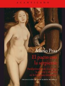 Portada de Mario Praz El pacto con la serpiente Editorial Acantilado