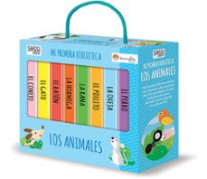 Portada de Mi primera biblioteca Los dinosaurios Editorial Sassi