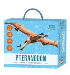 Portada de La era de los dimosaurios Pteranodon Maqueta 3D y libro Editorial Sassi