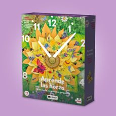 Portada de Aprende las horas Puzle reloj + 24 fichas horarias + Libro Editorial Juanito