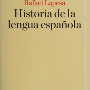 Portada de Rafael Lapesa Historia de la lengua española Editorial Gredos