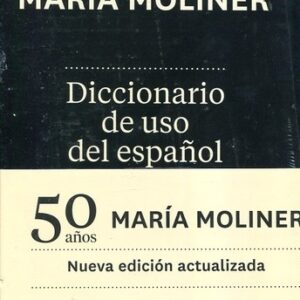 Portada de María Moliner Diccionario de uso del español Estuche Editorial Gredos