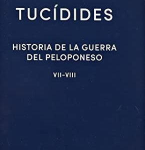 Portada de Tucídides Historia de la guerra del Peloponeso Libros V - VI Editorial Gredos