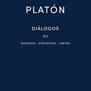 Portada de Platón Diálogos Vii Editorial Gredos