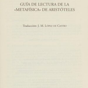 Portada de Giovanni Reale Guía de lectura de la metafísica de Aristóteles Editorial Herder