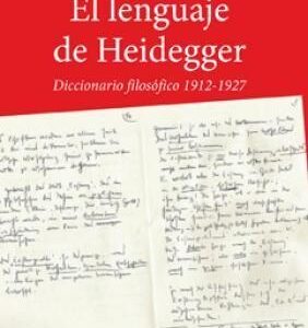 Portada de Jesús Escudero El lenguaje de Heidegger Editorial Herder