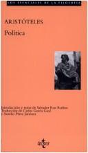 Portada de Aristóteles Política Traducción de Carlos García Gual Editorial Tecnos