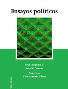 Portada de David Hume Ensayos políticos Editorial Tecnos