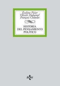 Portada de Chatelet Duhamel Pisier Historia del pensamiento político Editorial Tecnos