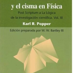 Portada de Karl Popper Teoría cuántica y el cisma en física Editorial Tecnos