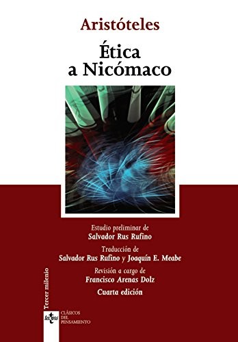 Portada de Aristóteles Ética a Nicómaco Editorial Tecnos