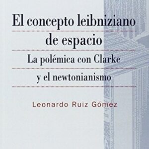 Portada de Leonardo Ruiz Gómez El concepto leibniziano de espacio Editorial Eunsa
