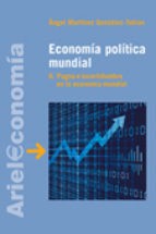 Portada de Angel González Tablas economía política mundial Editorial Ariel