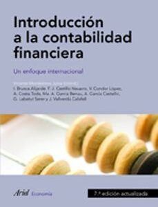 Portada de Vicente Montesinos Introducción a la contabilidad financiera Editorial Ariel