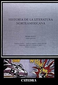Portada de Emory Elliot Historia de la literatura norteamericana Tapa dura Editorial Cátedra