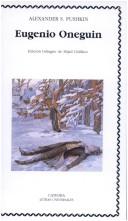 Portada de Alexander S. Pushkin Eugenio Oneguin Edición bilingue Editorial Cátedra