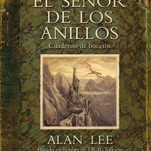 Portada de Alan Lee El señor de los anillos Cuaderno de bocetos Editorial Minotauro