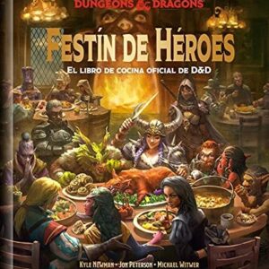 Portada de Dungeons & Dragons Festín de héroes Libro de cocina Editorial Minotauro